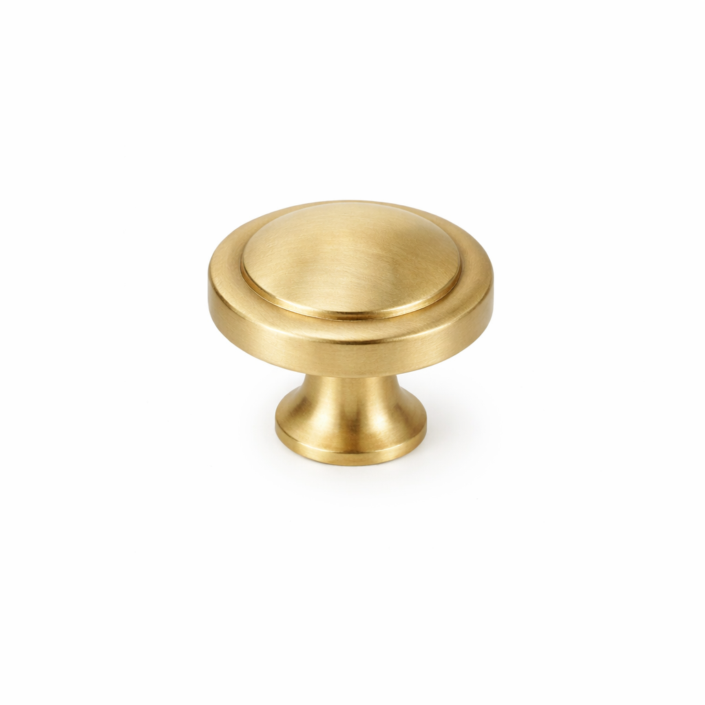 Gold Brass Bedroom Cupboard Cabinet Pull Knobs