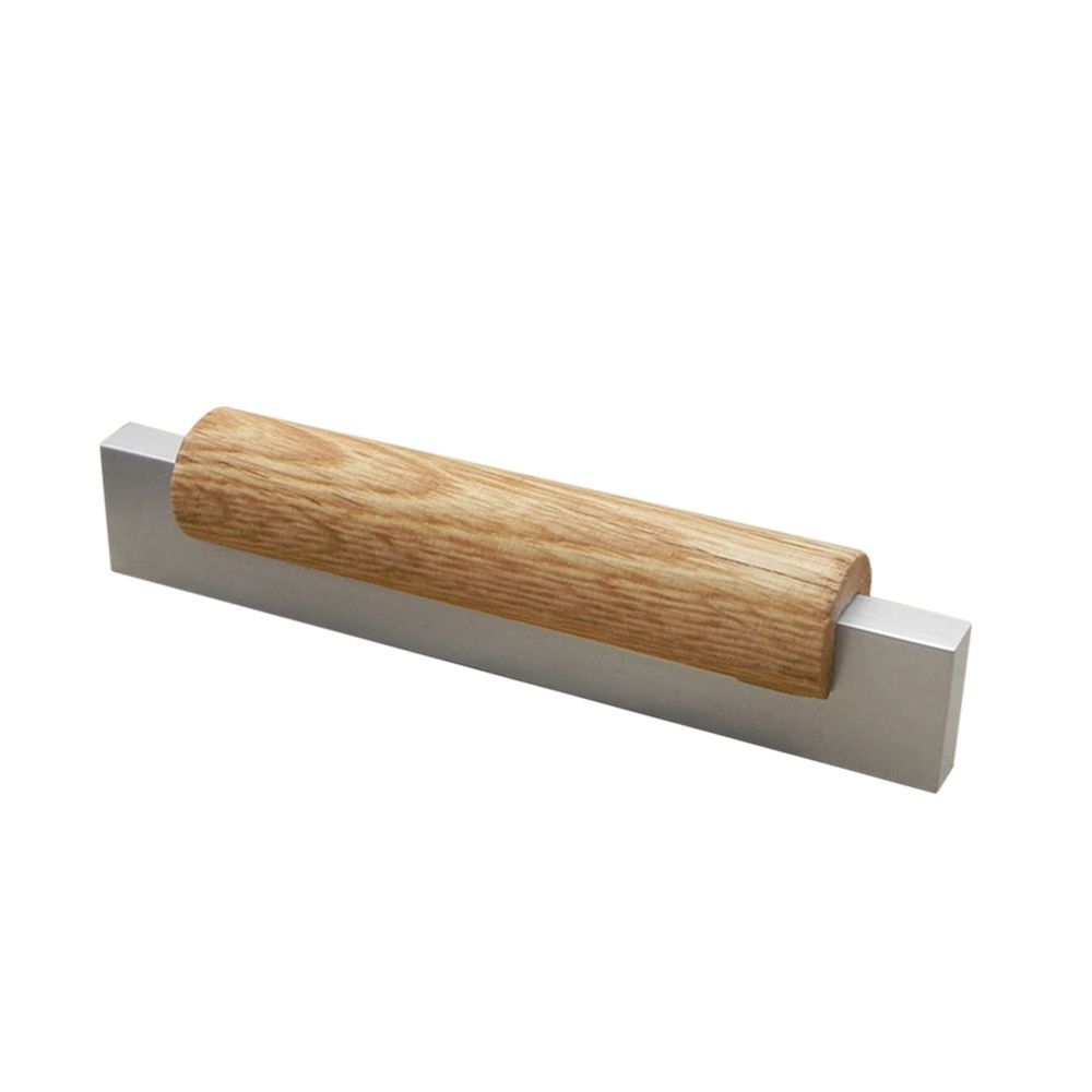 6 Pack Silver Wood Modern Kitchen Cabinet Handles