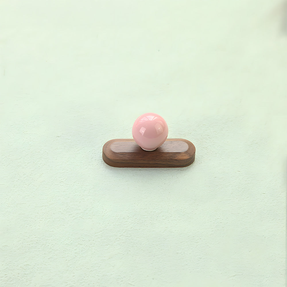 Colourful Wooden Cupboard Handles & Ball Cabinet Knobs