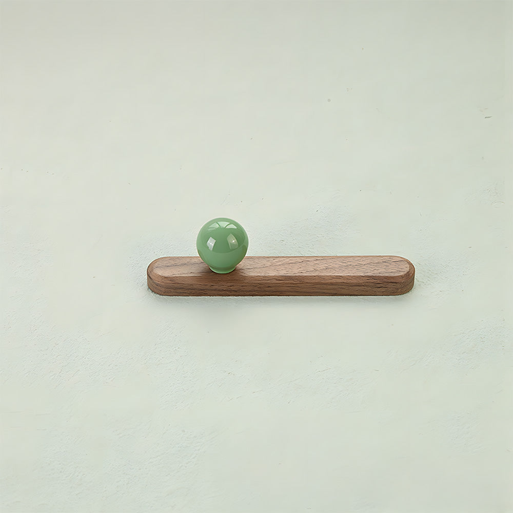 Colourful Wooden Cupboard Handles & Ball Cabinet Knobs