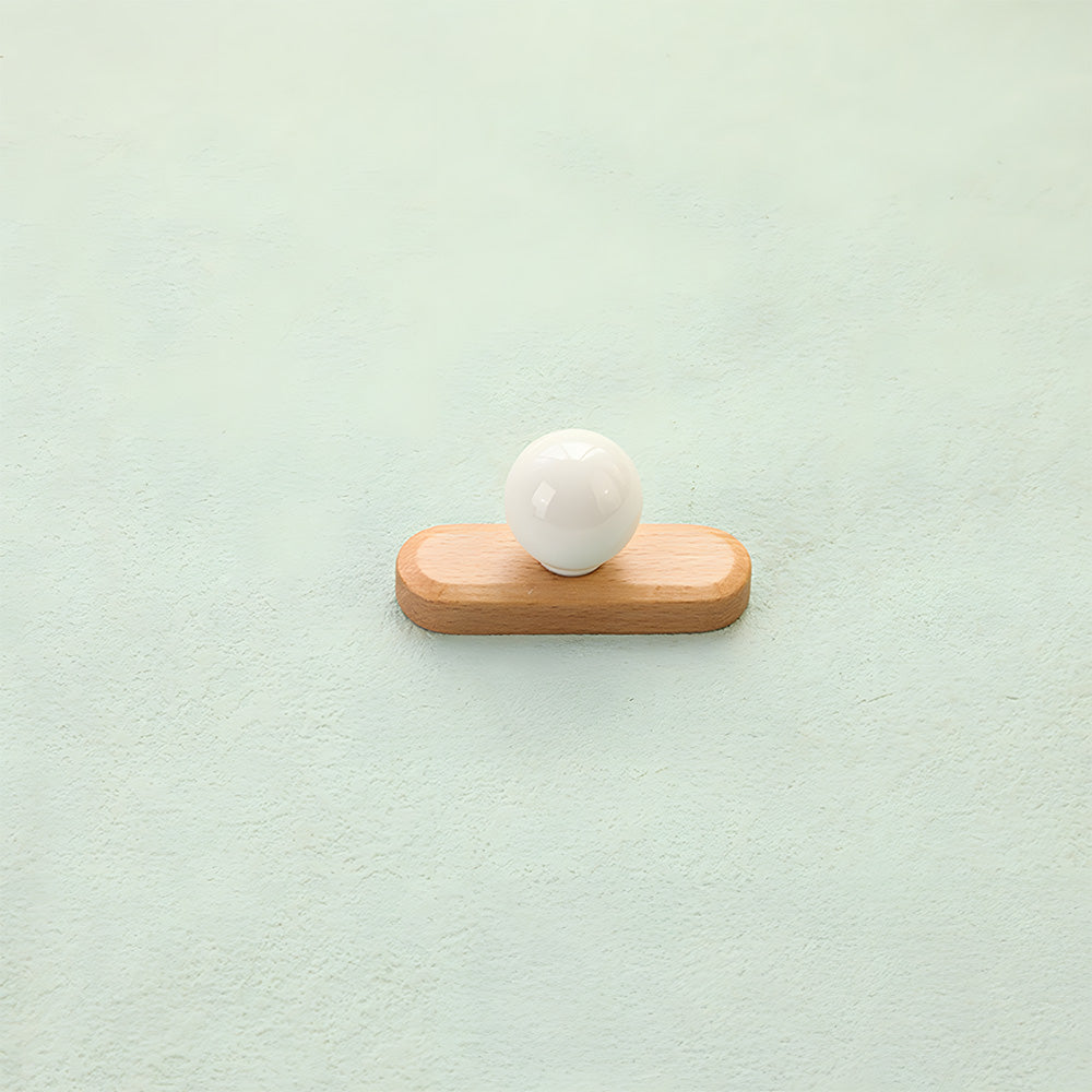 Colourful Wooden Cupboard Handles & Ball Cabinet Knobs