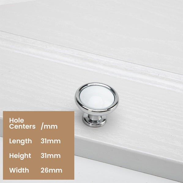 Black and Chrome Modern Cabinet Handles for Kitchen and Drawers
