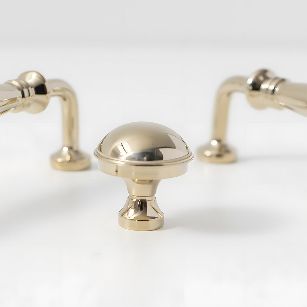 Gold Polished Brass Finish Cabinet D Bar Pull Handles