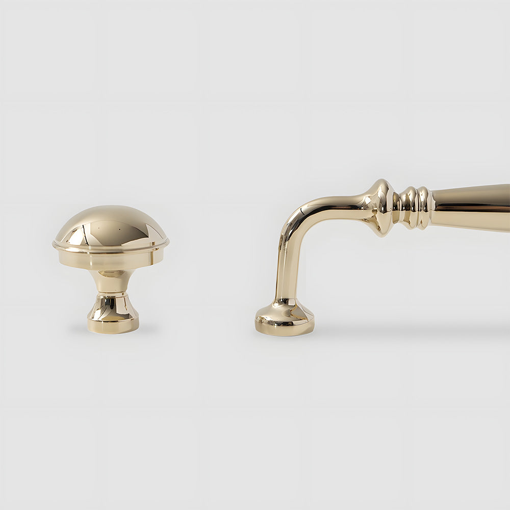 Gold Polished Brass Finish Cabinet D Bar Pull Handles