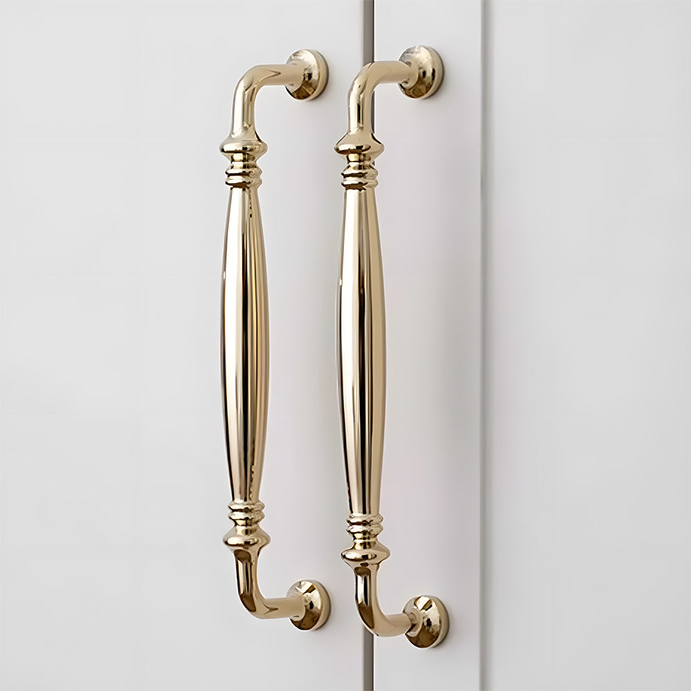 Gold Polished Brass Finish Cabinet D Bar Pull Handles