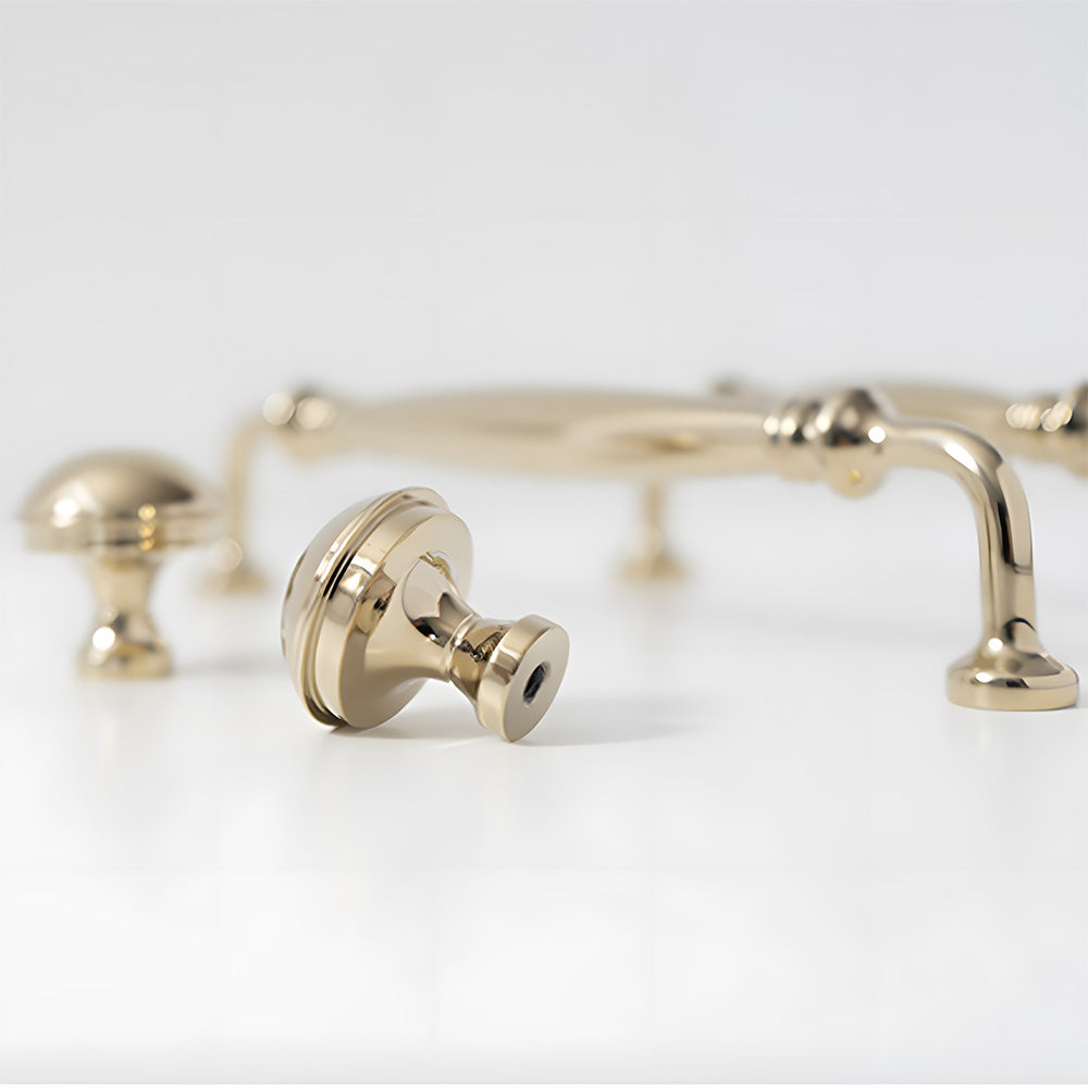 Gold Polished Brass Finish Cabinet D Bar Pull Handles