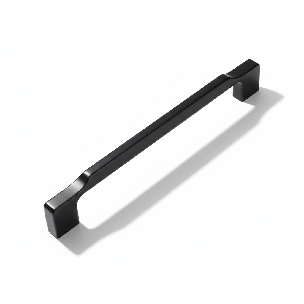Elegant Black Zinc Alloy Square Cabinet Pulls and Handles