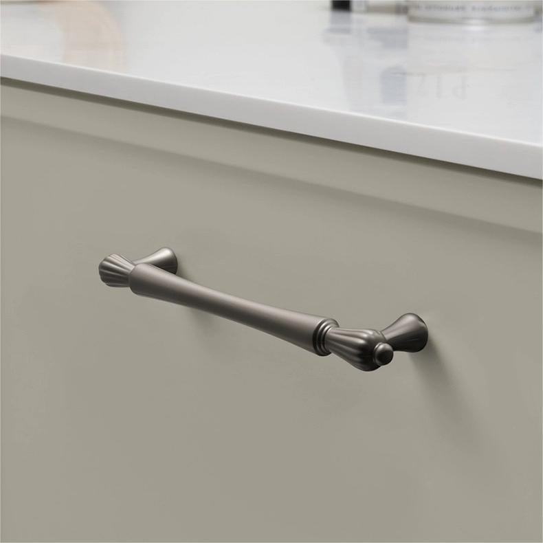 Grey Bar Cabinet Drawer Pull Handles