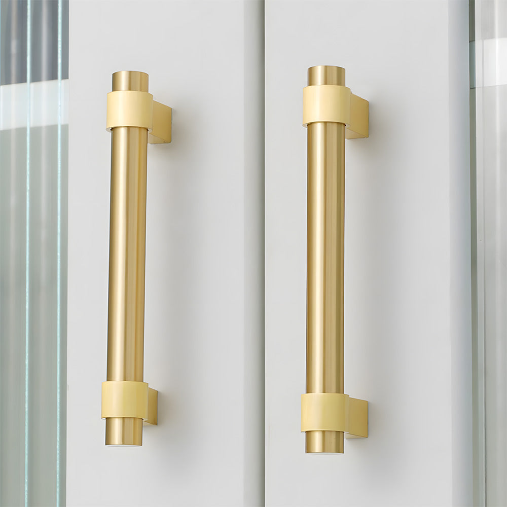 Luxury Gold Solid Brass Cupboard Handles & Knobs