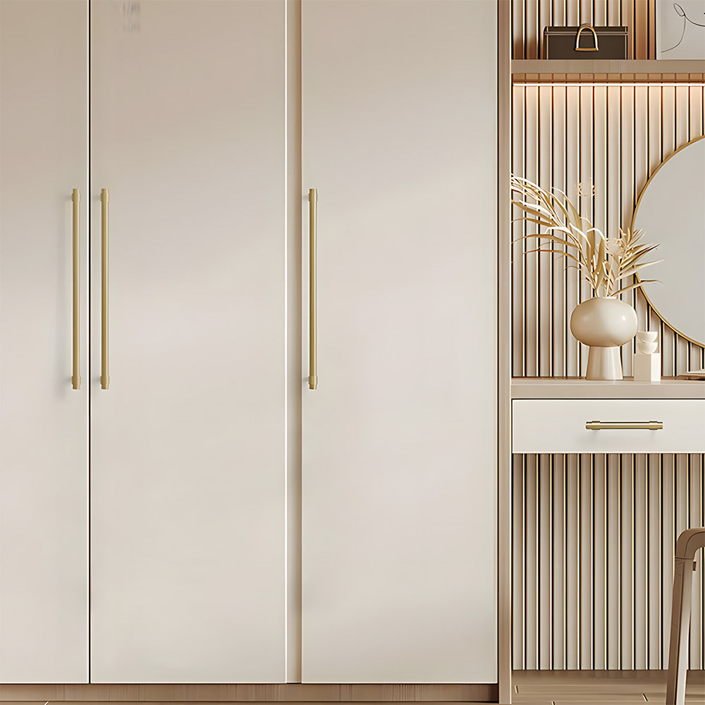 Luxury Gold Solid Brass Cupboard Handles & Knobs