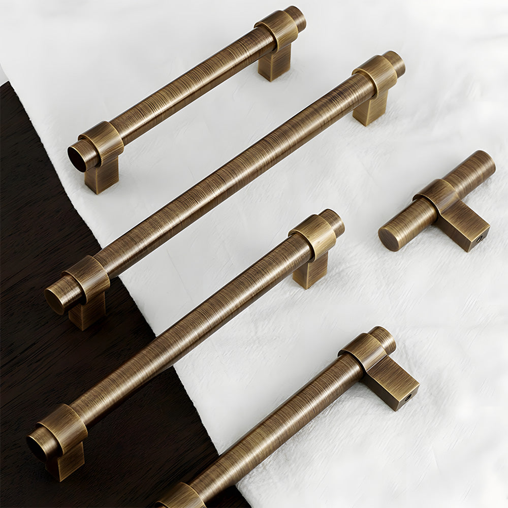 Luxury Antique Bronze Solid Brass Cupboard Handles