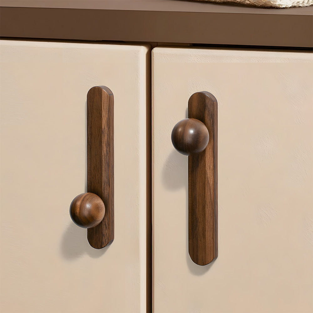 Modern Timber Natural Wood Cabinet Handles