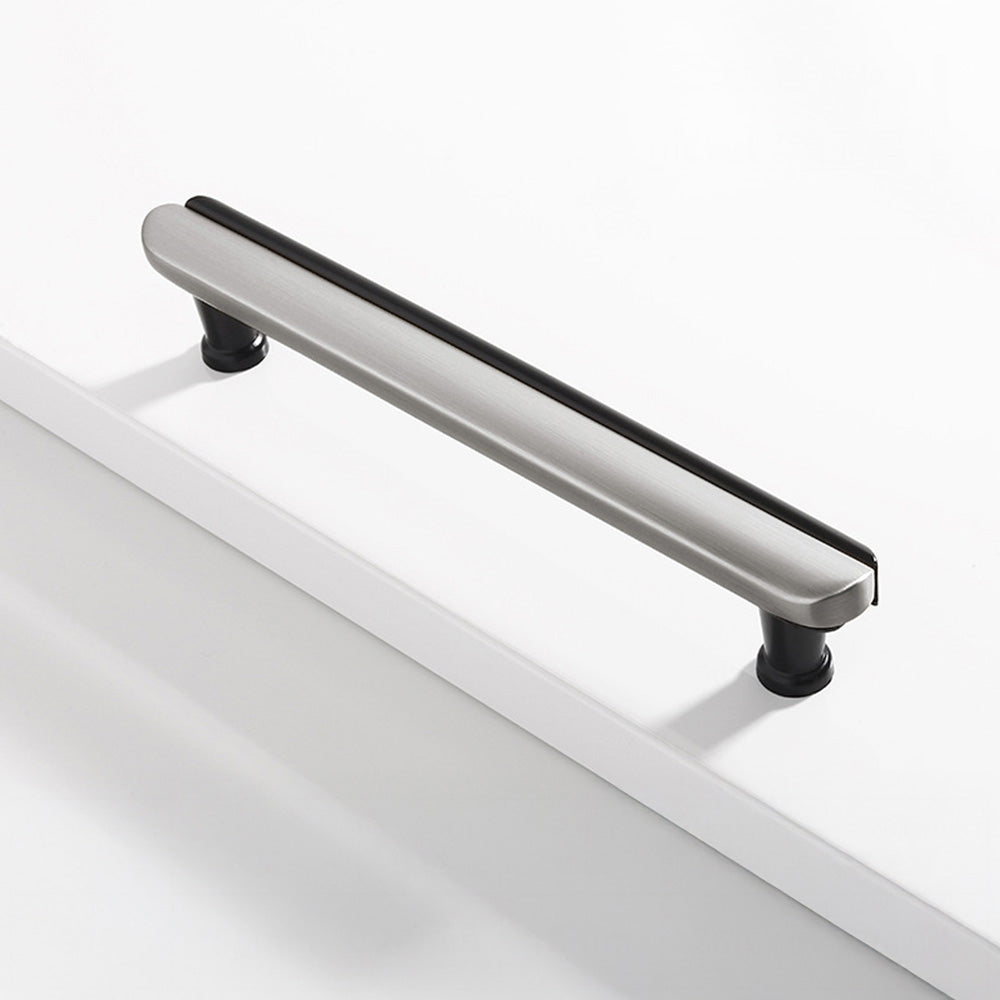 Modern Dual-Tone Curved Cabinet Handles & Knobs