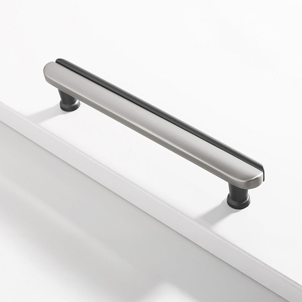 Modern Dual-Tone Curved Cabinet Handles & Knobs