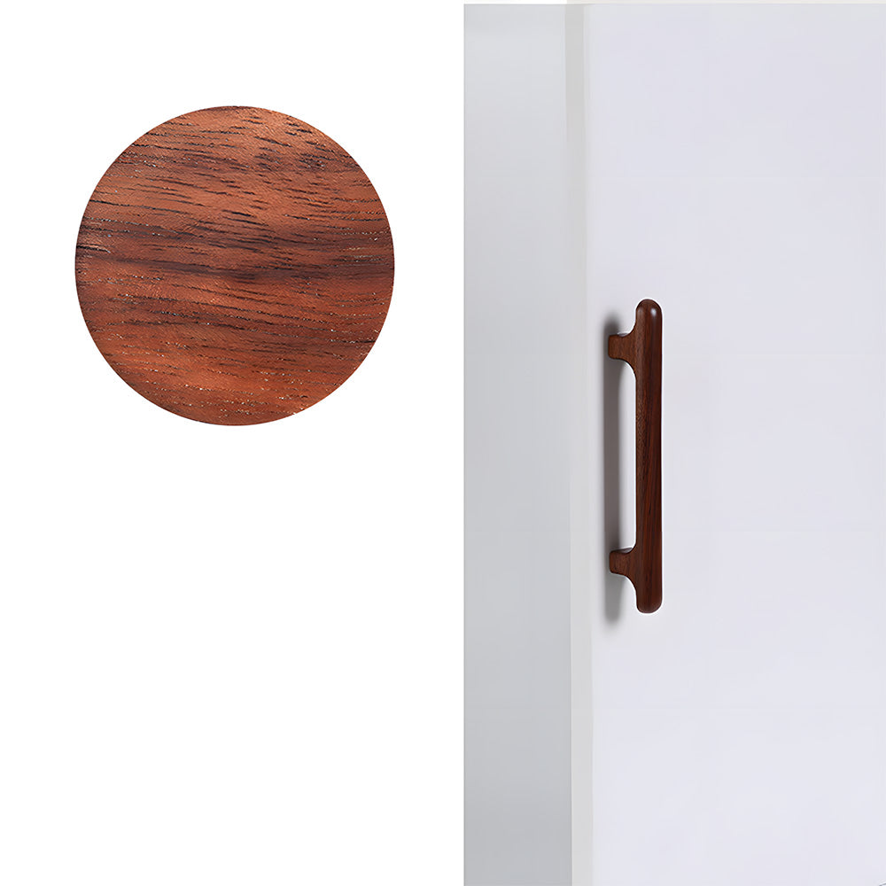 Black Walnut Wooden Cupboard Handles & Cabinet Knobs