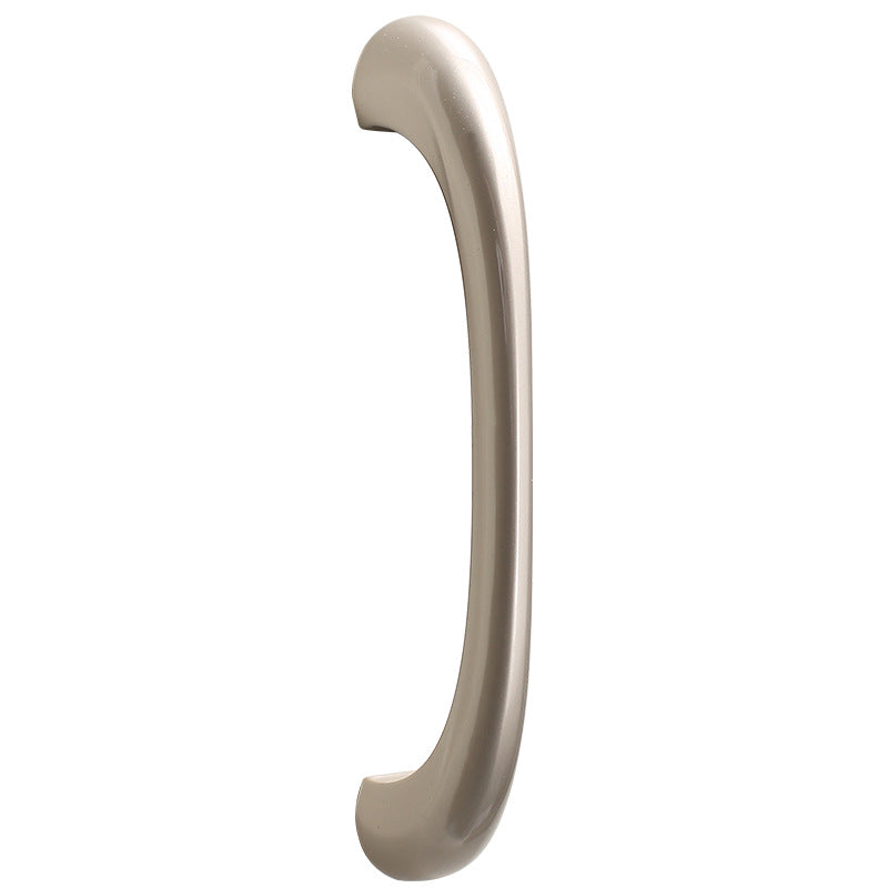 Brushed Zinc Alloy Cabinet Handles Minimalist Furniture Pulls