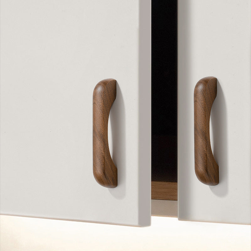 Walnut Wooden Cabinet Handles for Kitchen and Wardrobe
