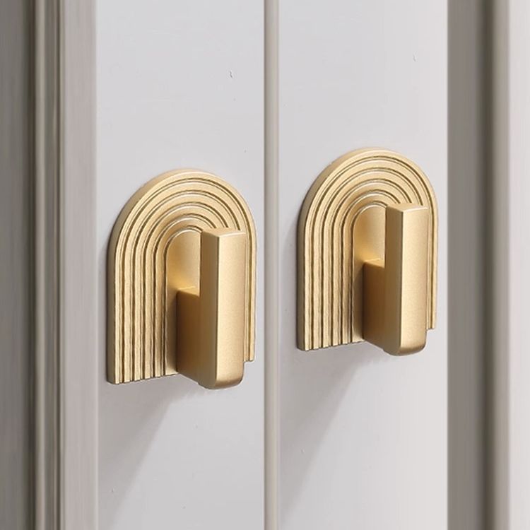 Golden Cabinet Handles Modern Minimalist Drawer Wardrobe Pulls