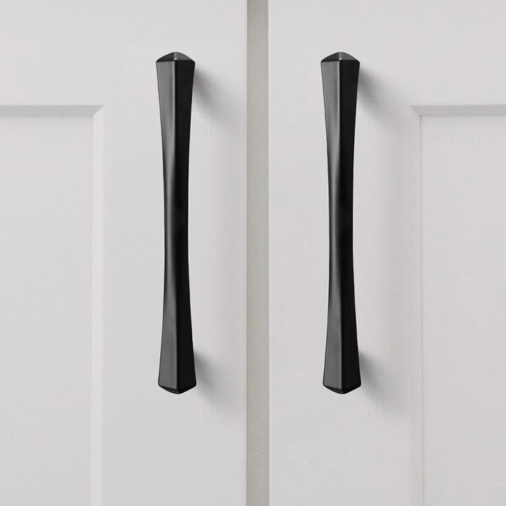 Mordern Black Bathroom Dresser Cabinet Pulls And Handles