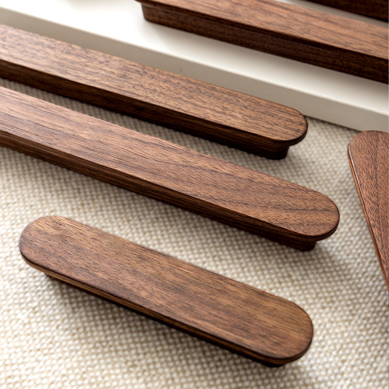 Walnut Wooden Kitchen Cabinets Pulls for Drawers