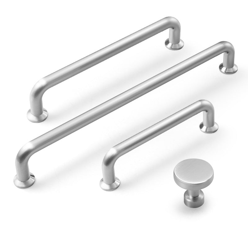 Silver Zinc Alloy Kitchen Cabinet Handles Drawer Wardrobe Cupboard Pulls