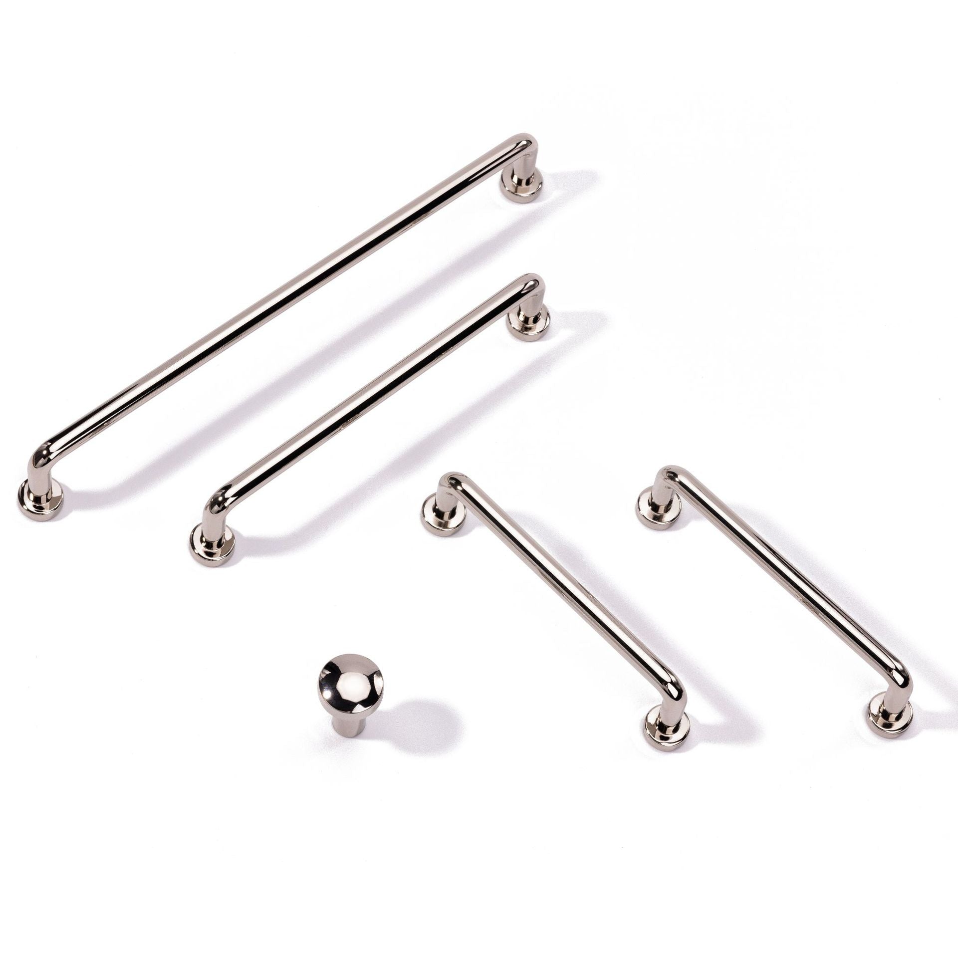 Chrome Zinc Alloy Cabinet Handles Wardrobe Cupboard Drawer Pulls