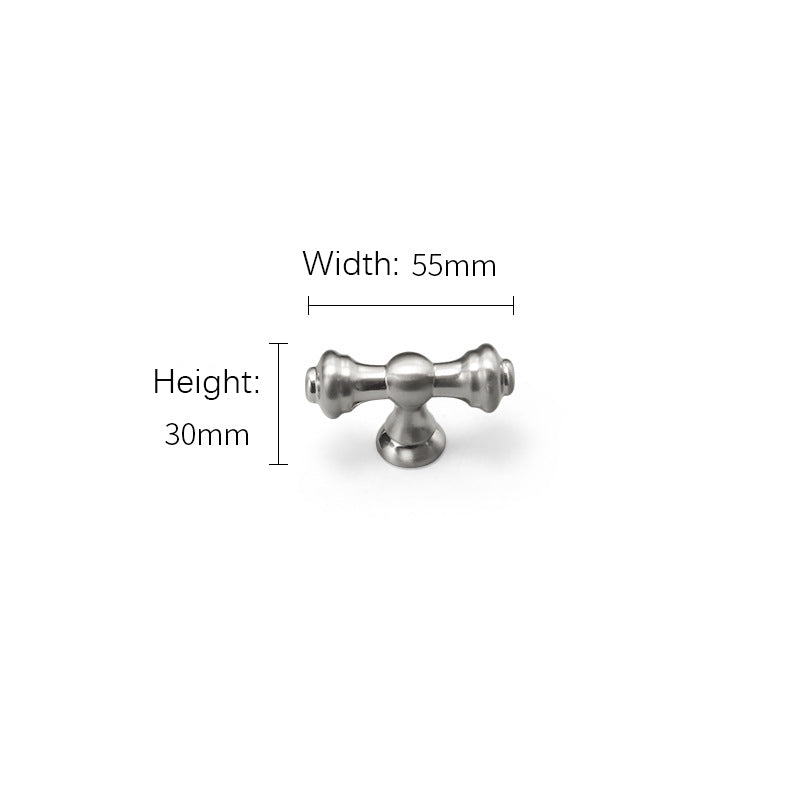 Silver Polished Bar Cabinet Drawer Pull Handles For Kitchen