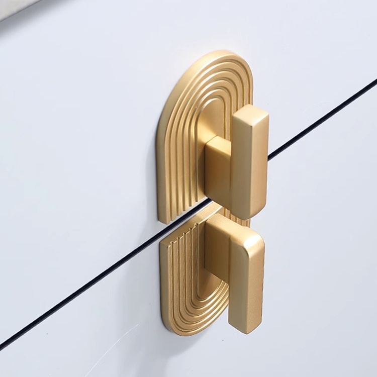 Golden Cabinet Handles Modern Minimalist Drawer Wardrobe Pulls