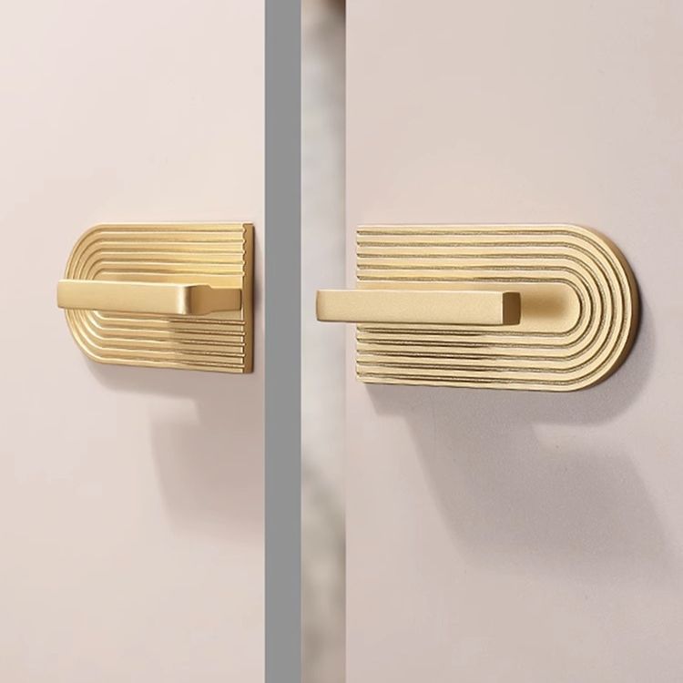 Golden Cabinet Handles Modern Minimalist Drawer Wardrobe Pulls