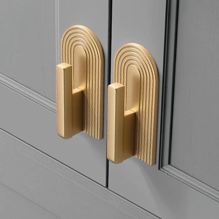 Golden Cabinet Handles Modern Minimalist Drawer Wardrobe Pulls