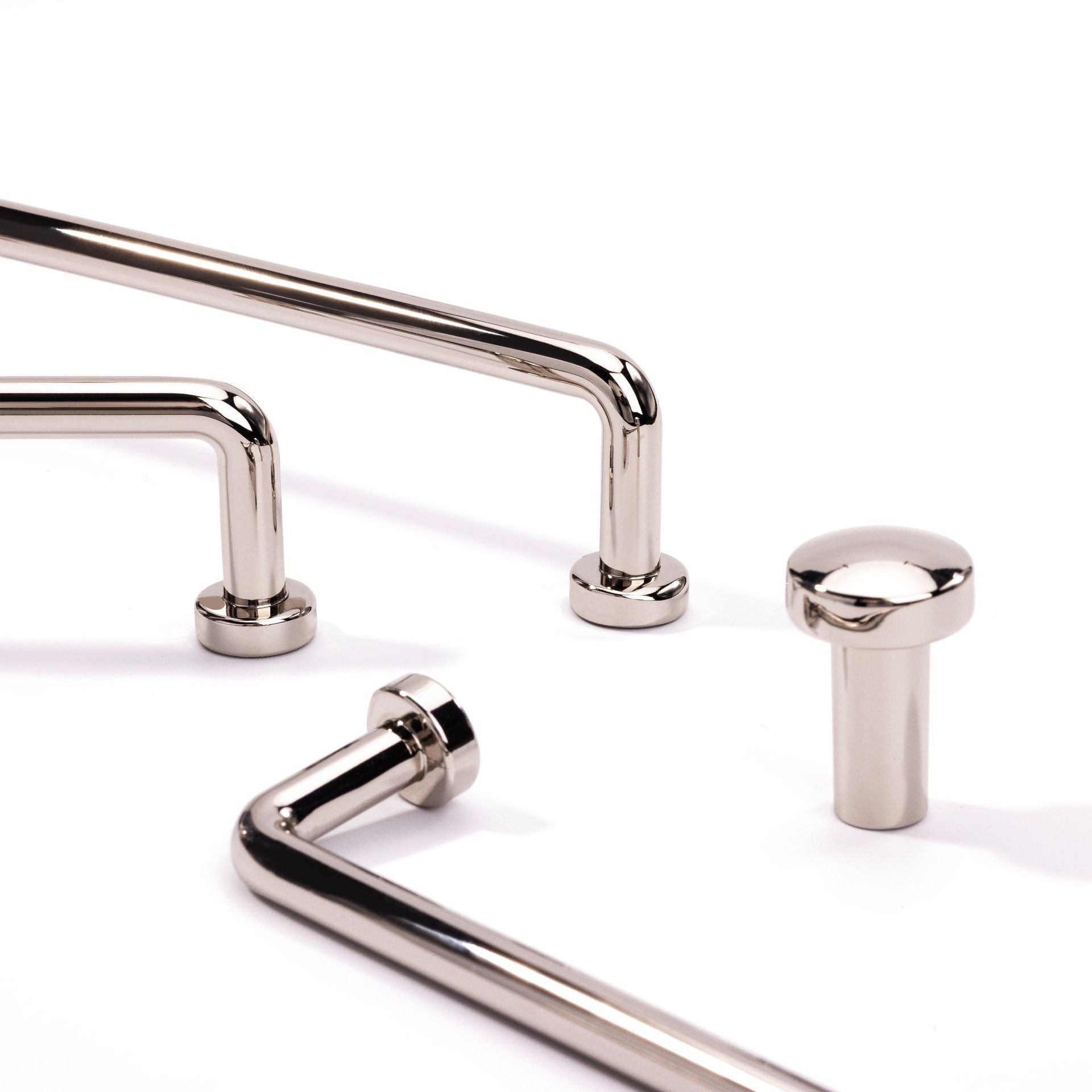 Chrome Zinc Alloy Cabinet Handles Wardrobe Cupboard Drawer Pulls