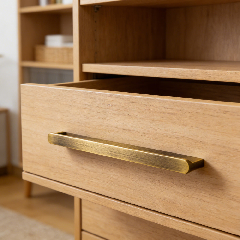 Antique Bronze Brass Edge Cabinet Handles