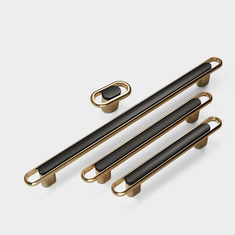 Black Kitchen Cabinet Handles Wardrobe Drawer Pulls