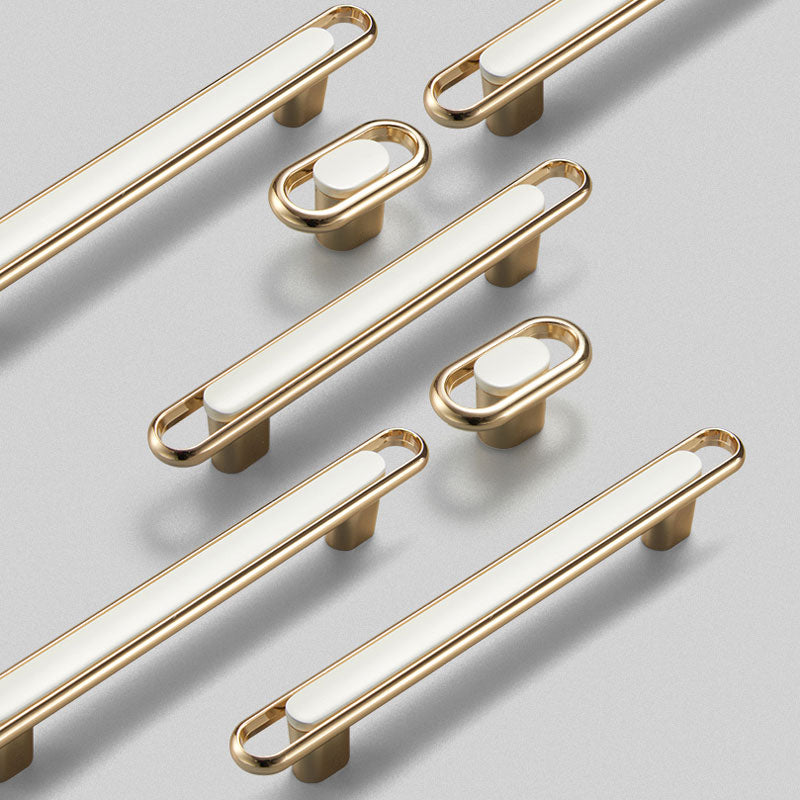 Modern Gold Kitchen Cabinet Handles Wardrobe Drawer Pulls