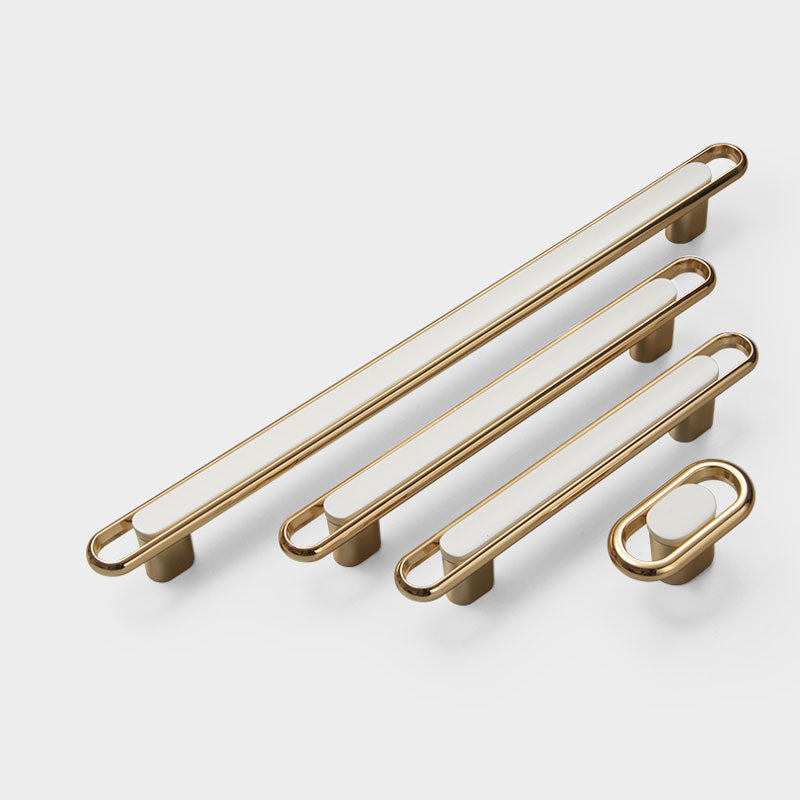 Modern Gold Kitchen Cabinet Handles Wardrobe Drawer Pulls