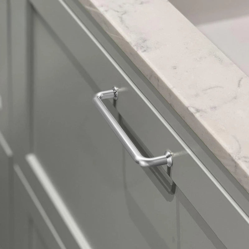 Silver Zinc Alloy Kitchen Cabinet Handles Drawer Wardrobe Cupboard Pulls