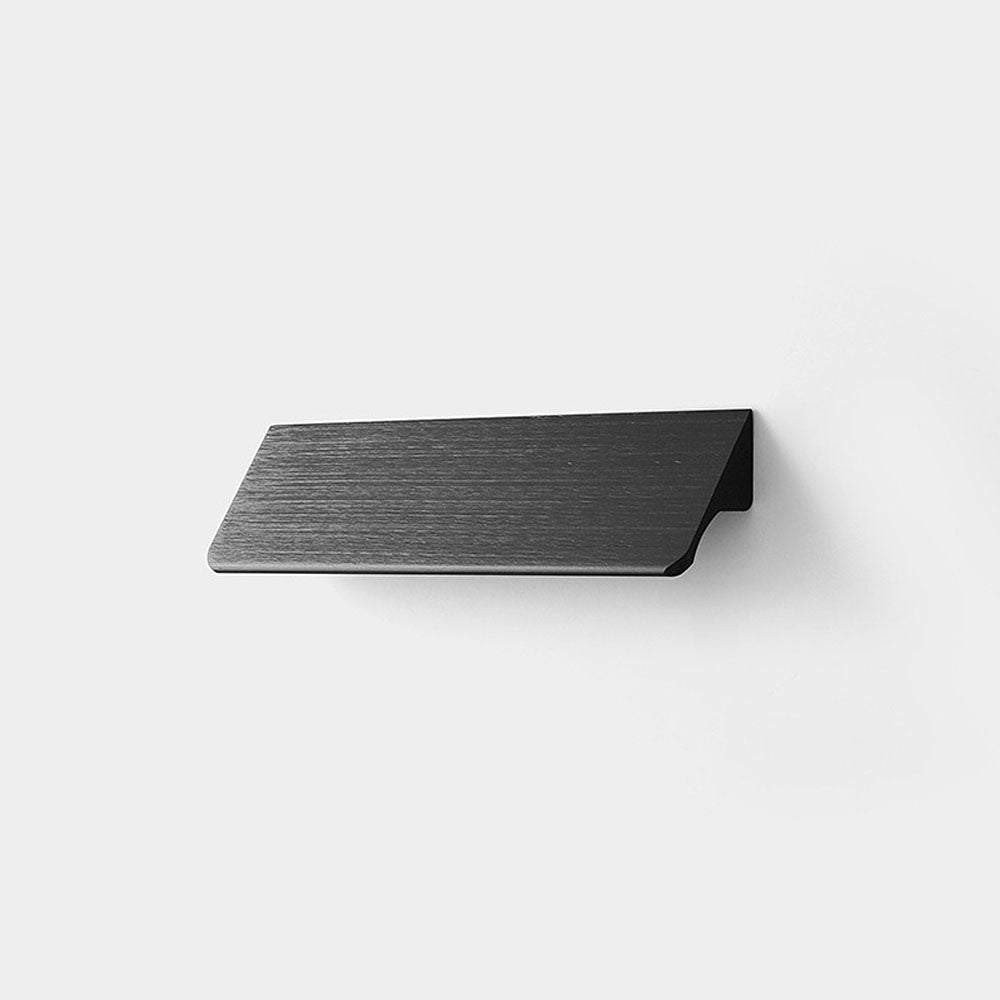 Black Modern Classic Invisible Cabinet Edge Pulls for Kitchen