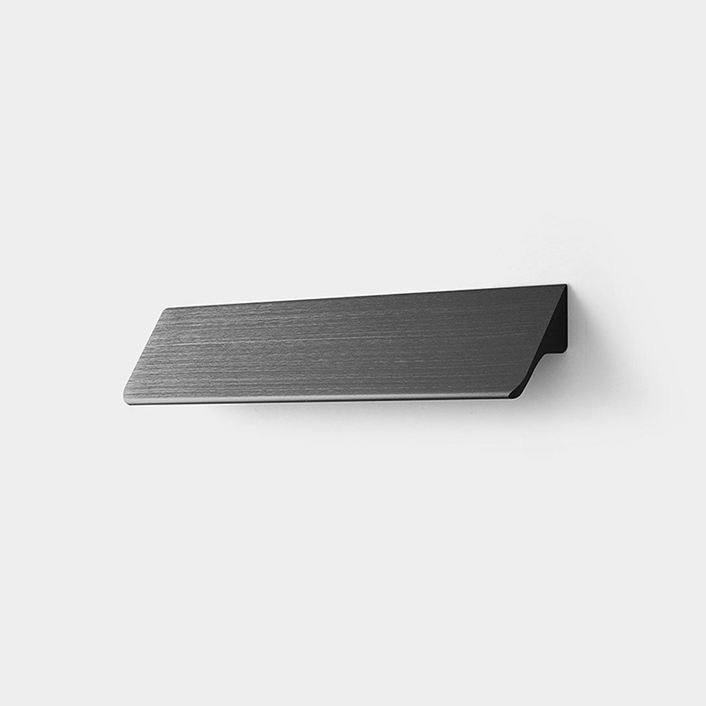 Black Modern Classic Invisible Cabinet Edge Pulls for Kitchen