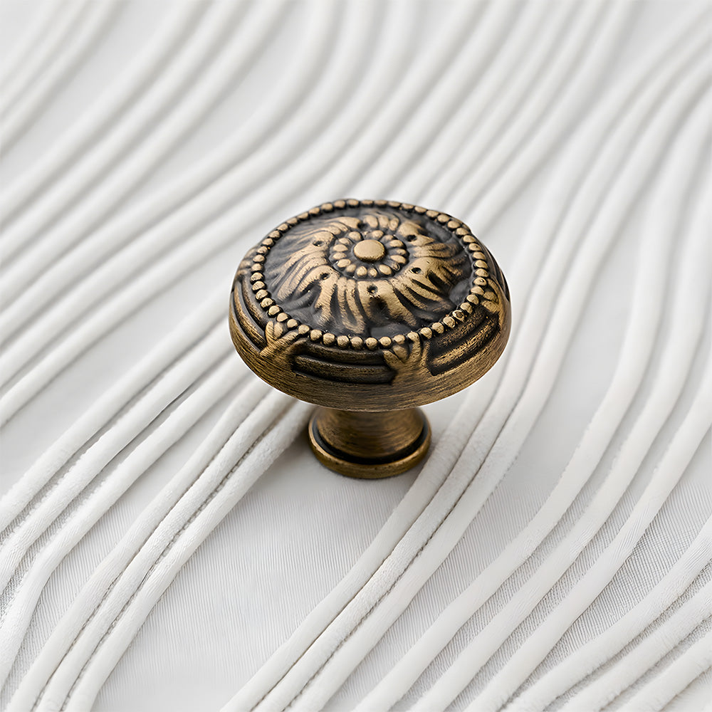 Antique Bronze Solid Brass Cupboard Handles & Cabinet Knobs