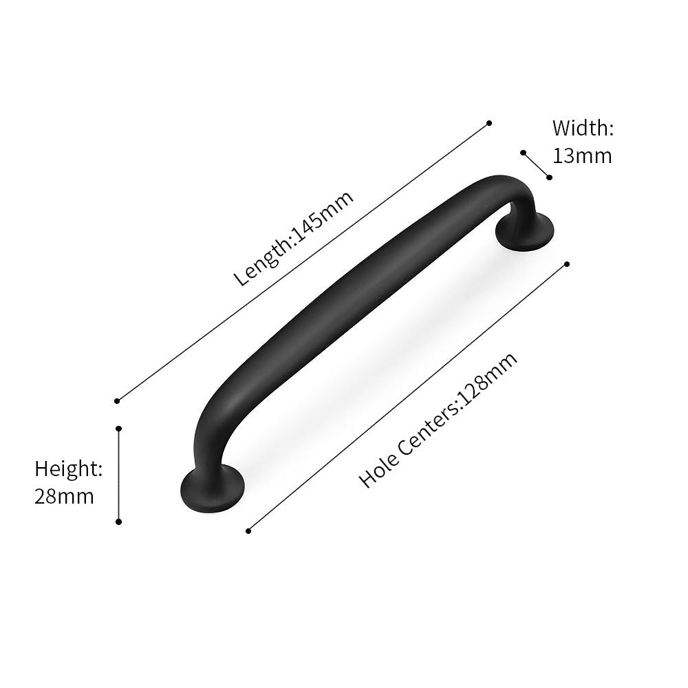 Minimalist Black Bow Kitchen Cabinet Handles Pulls