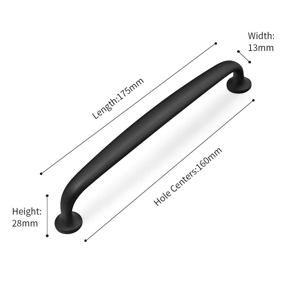 Minimalist Black Bow Kitchen Cabinet Handles Pulls