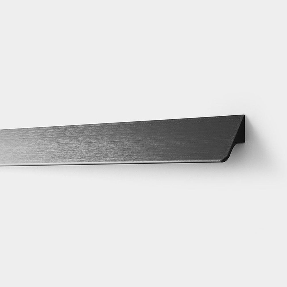 Black Modern Classic Invisible Cabinet Edge Pulls for Kitchen