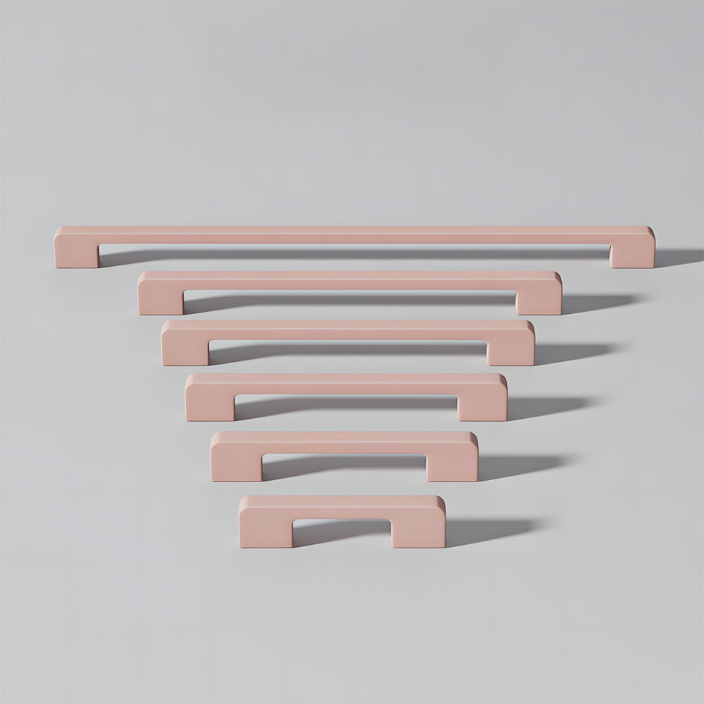 Simple Multi-Coloured Drawer Pulls Cupboard Handles