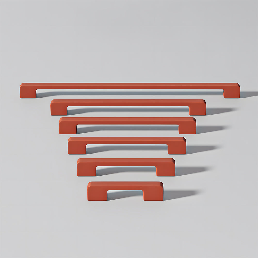 Simple Multi-Coloured Drawer Pulls Cupboard Handles