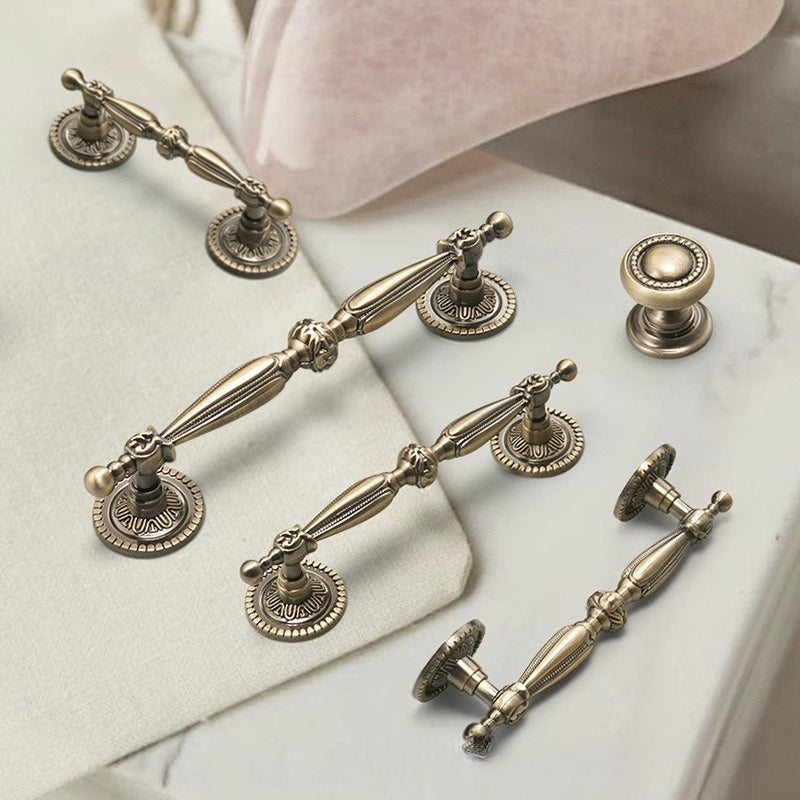 Retro Cabinet Handles and Knobs Vintage Wardrobe Drawer Pulls