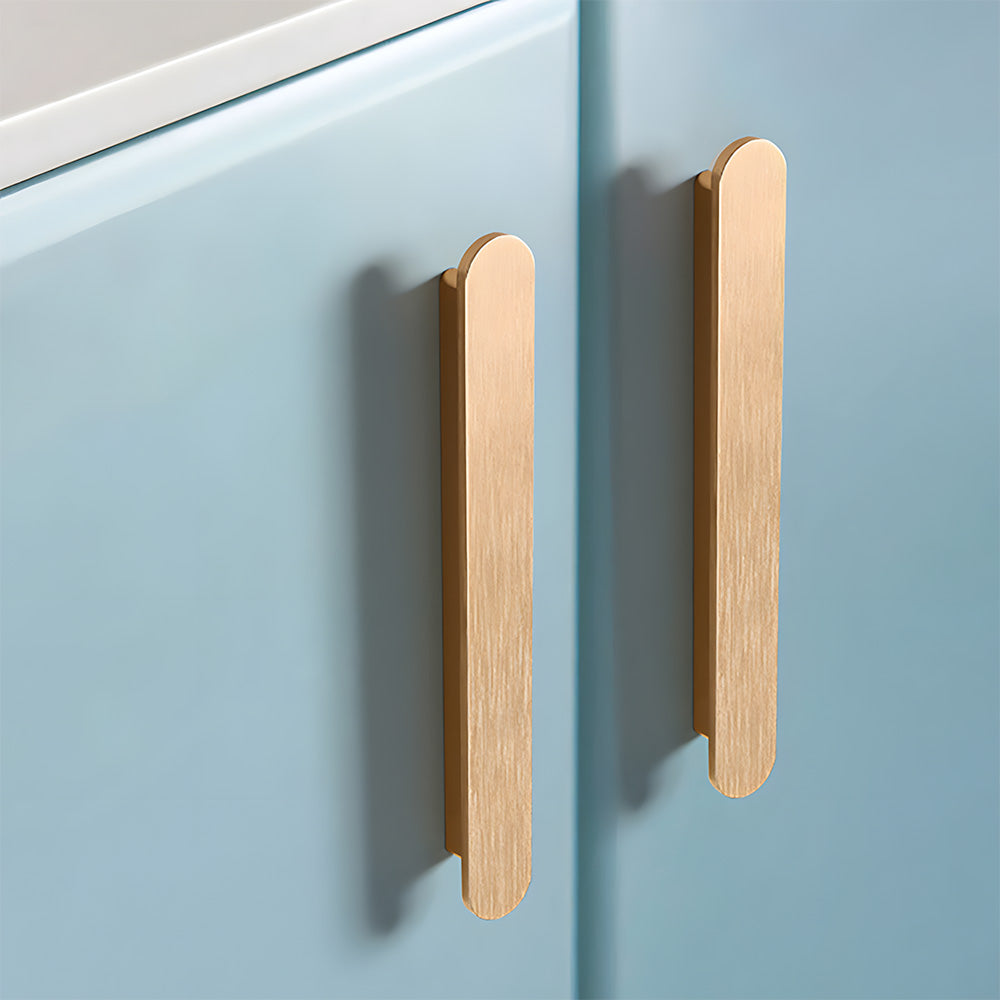 Gold Brushed Aluminium Kitchen Cupboard Handles