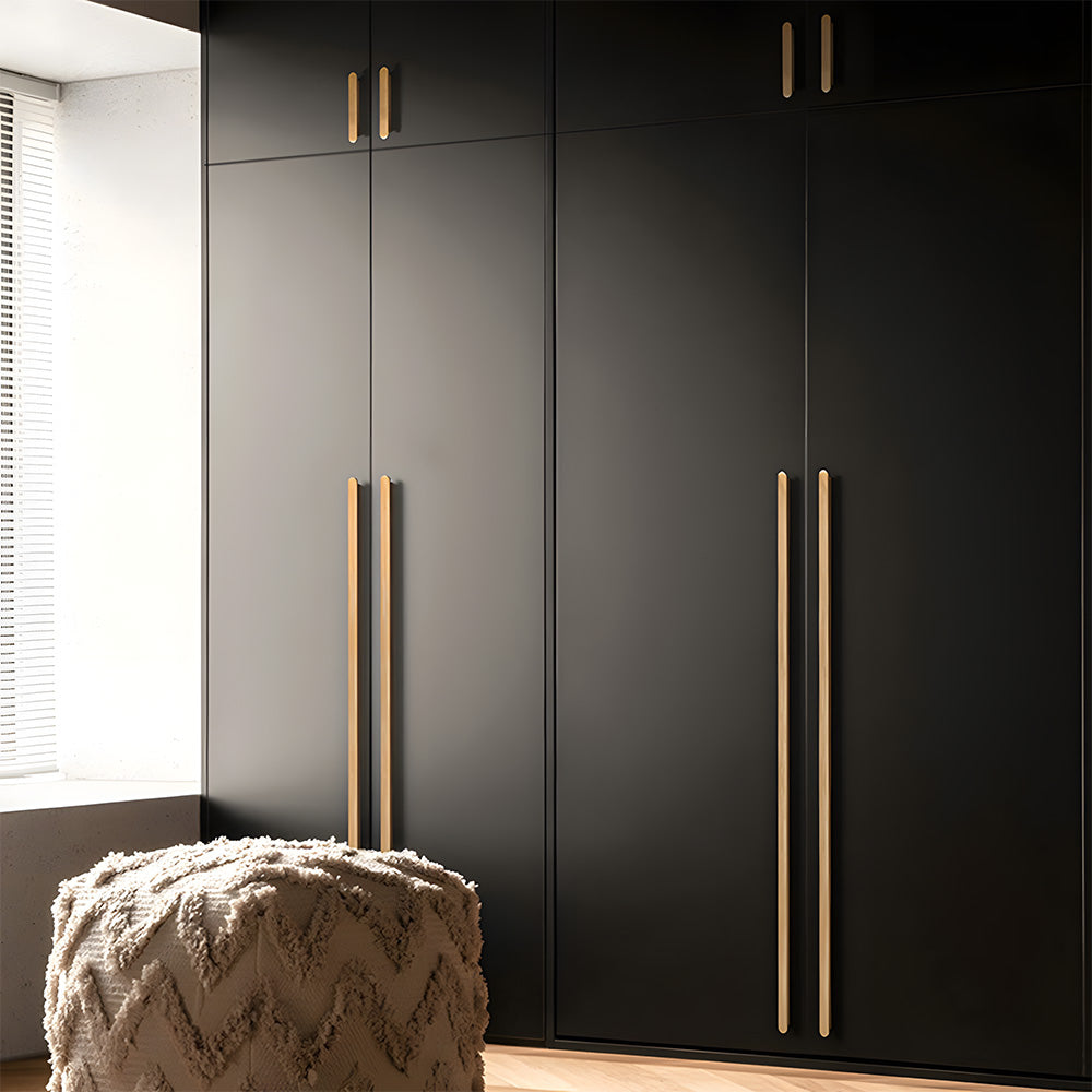 Gold Brushed Aluminium Kitchen Cupboard Handles
