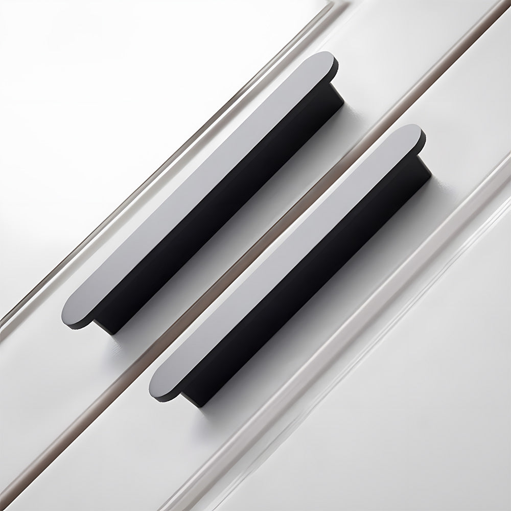 Black Brushed Aluminium Kitchen Cupboard Handles