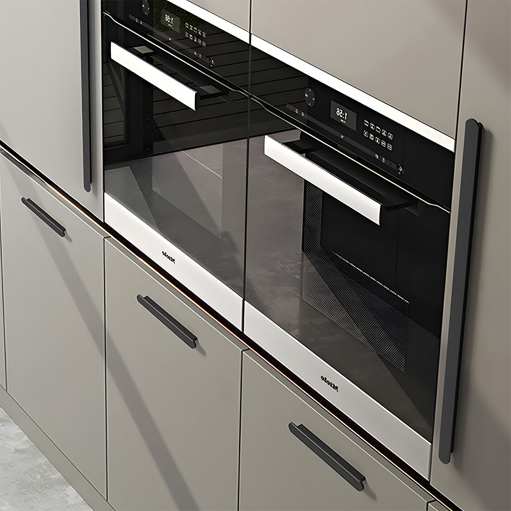 Black Brushed Aluminium Kitchen Cupboard Handles