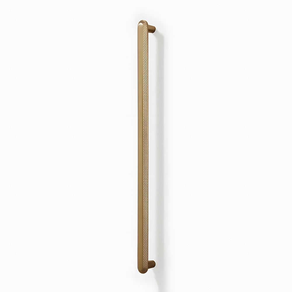 Modern Champagne Gold Knurled Textured Cabinet Pulls
